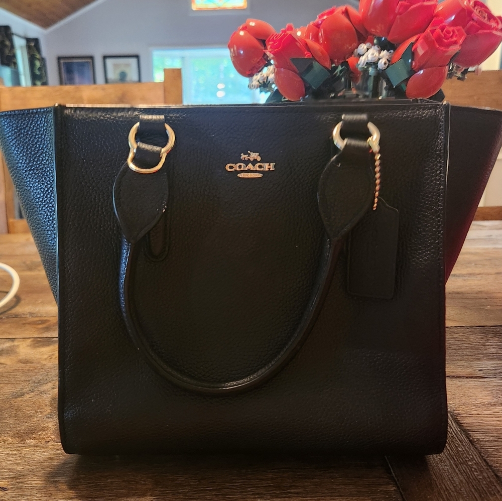 Coach Black Satchel Bag